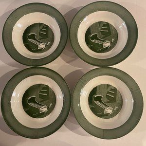 Set 4 Colonial Homestead by Royal Soup / Salad Bowls Circa 1950 Cradle